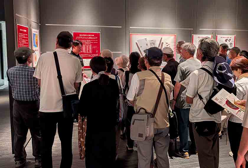 学芸員による解説・重要文化財指定速報展にて